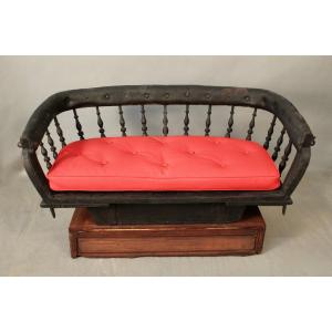 Napoleon III Carriage Seat Mounted In Bench