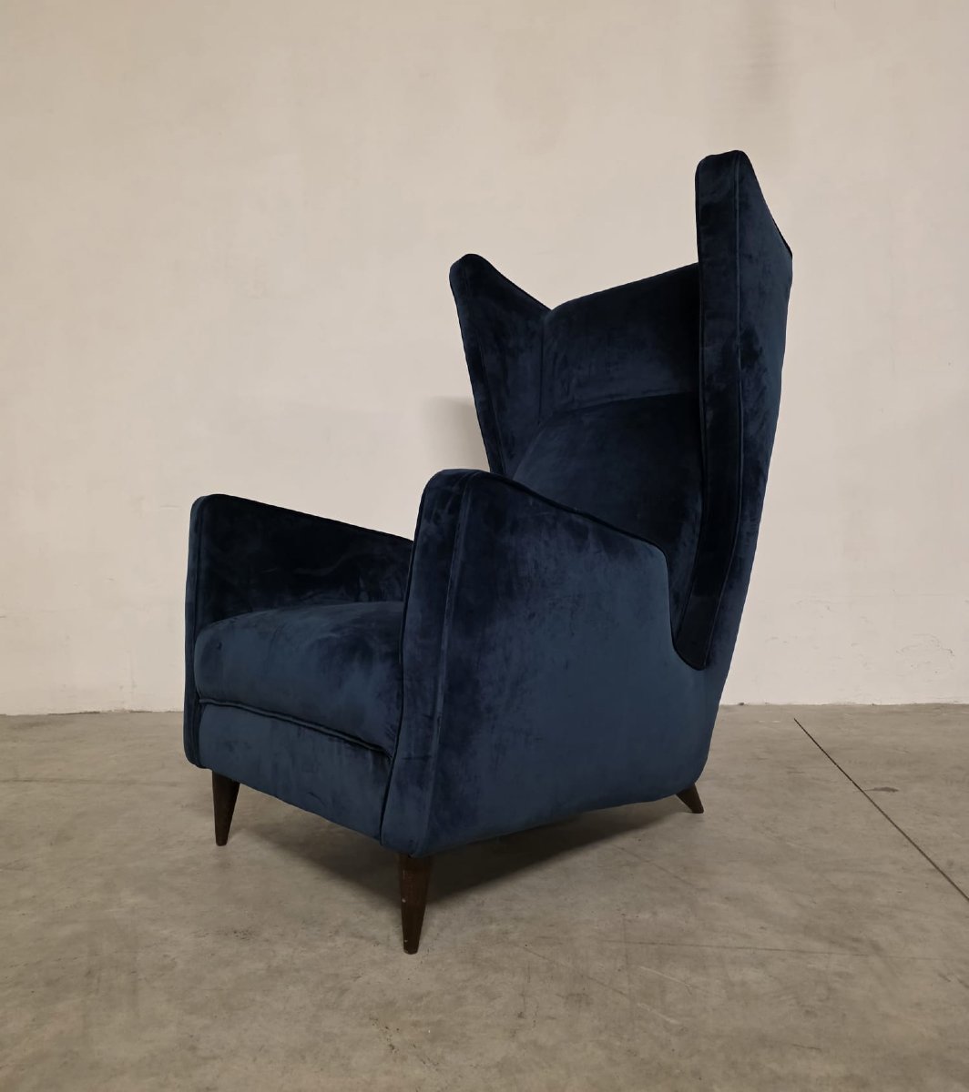 Rare Pair Of Armchairs By Mario Oreglia-photo-3