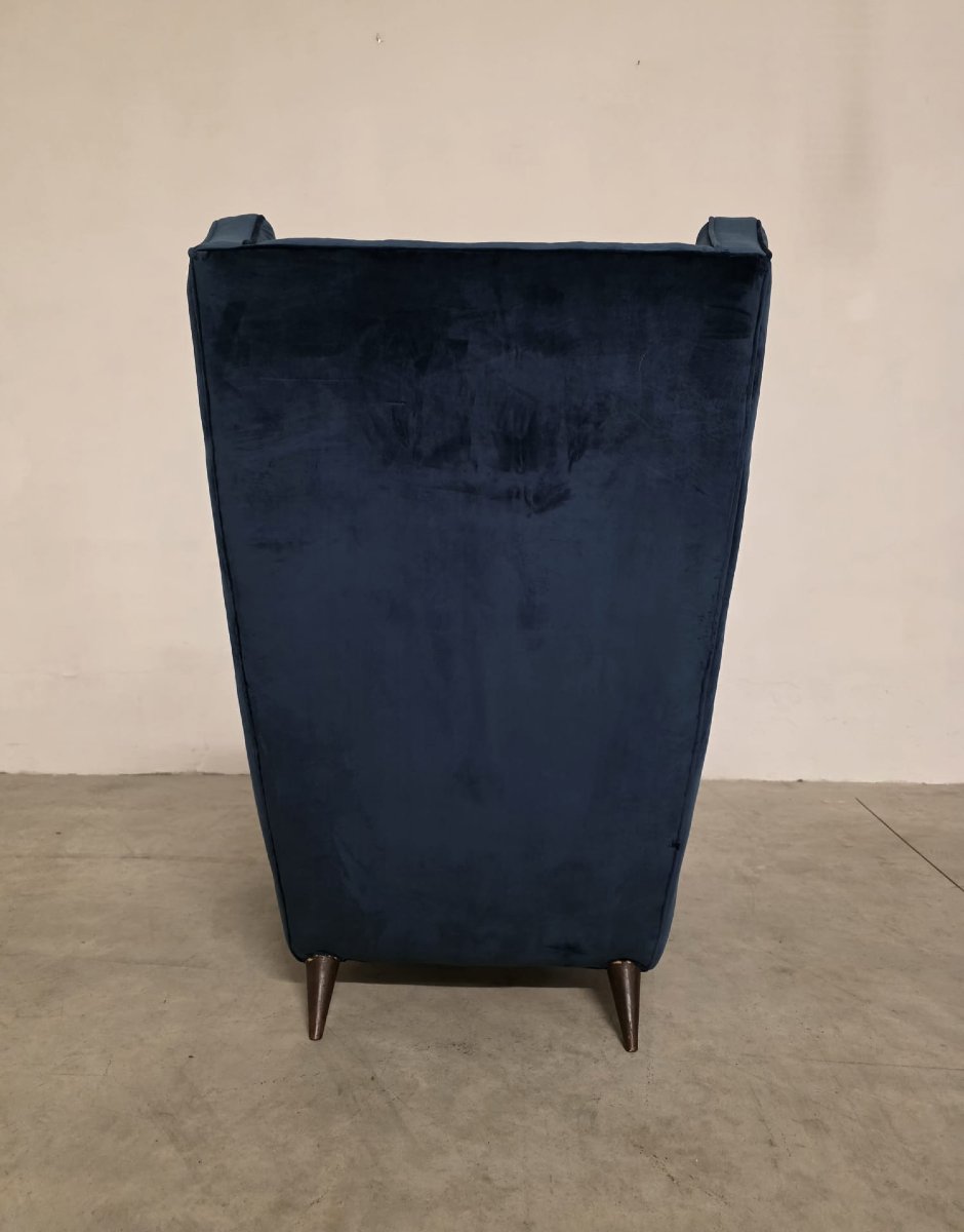 Rare Pair Of Armchairs By Mario Oreglia-photo-2