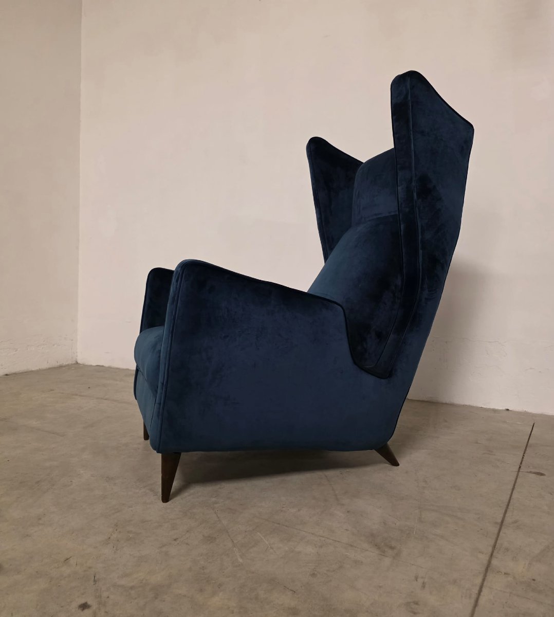 Rare Pair Of Armchairs By Mario Oreglia-photo-3