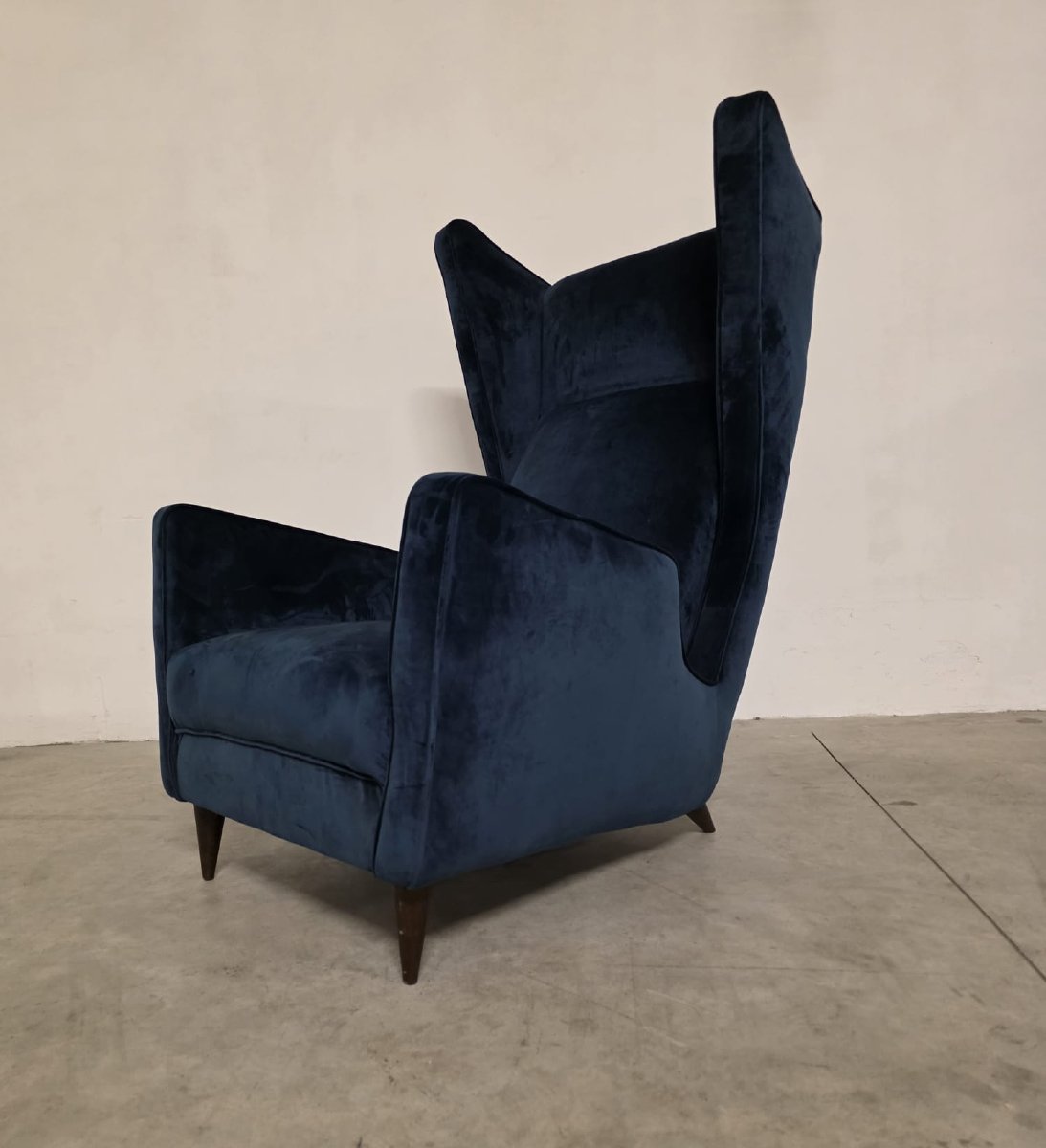 Rare Pair Of Armchairs By Mario Oreglia-photo-6