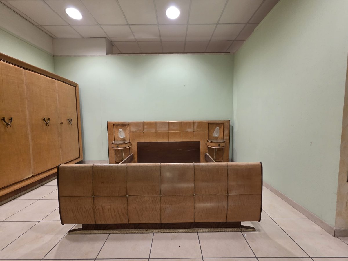 Lit Art Déco des années 1940-photo-4