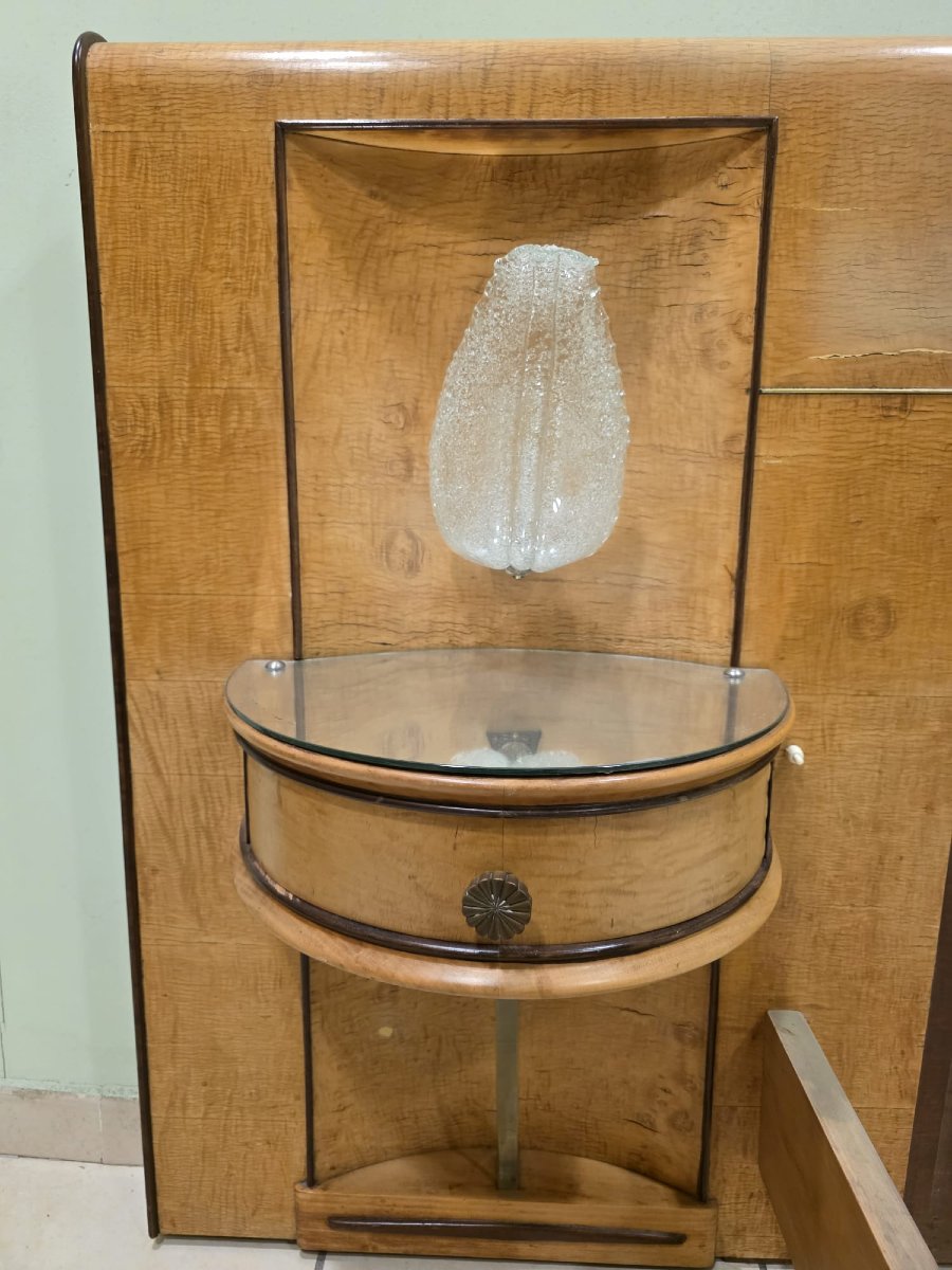 Lit Art Déco des années 1940-photo-3