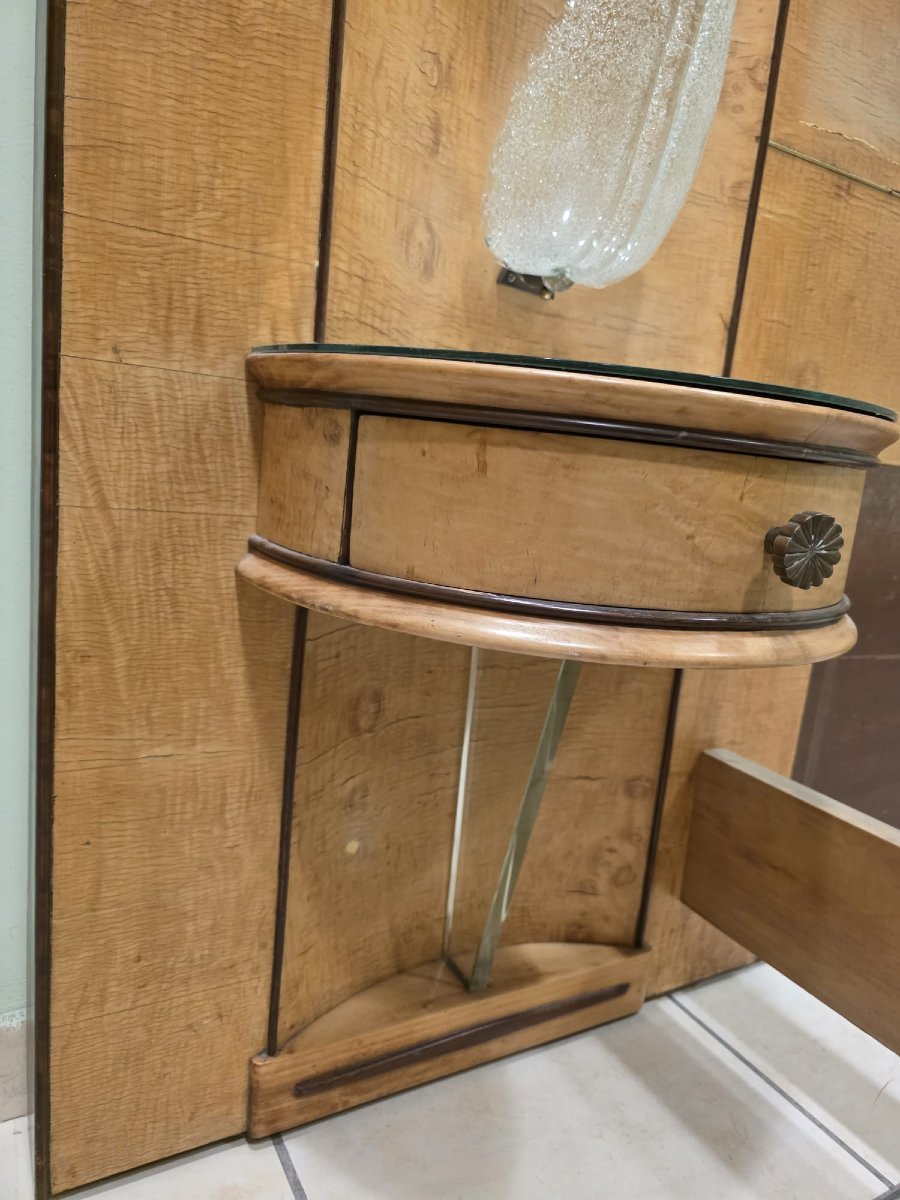 Lit Art Déco des années 1940-photo-5