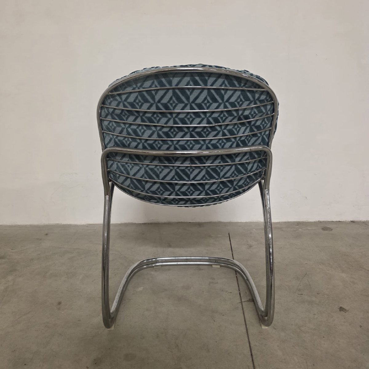 Six Chaises Modèle Sabrina De Gastone Rinaldi.-photo-3