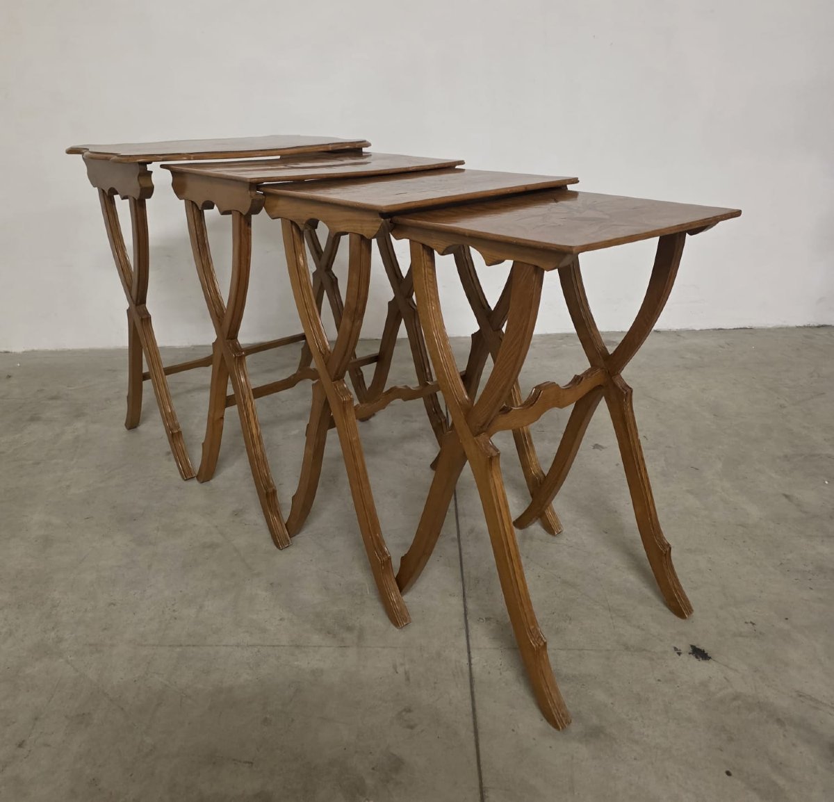 Tables gigognes attribuées à Emille Gallè-photo-2