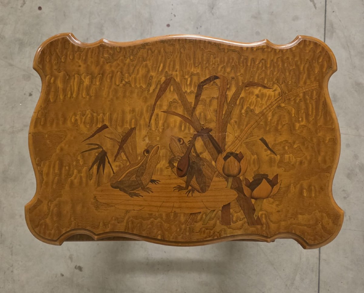 Tables gigognes attribuées à Emille Gallè-photo-3