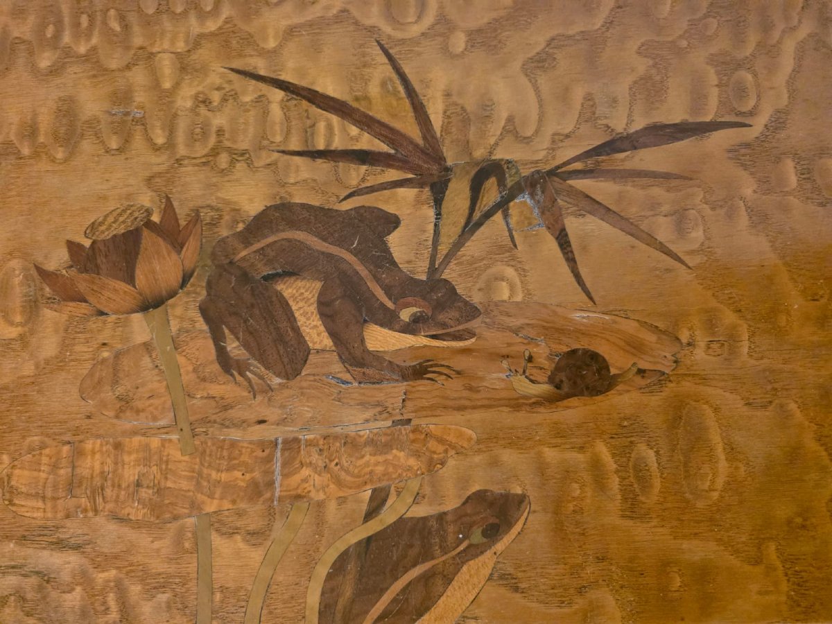 Tables gigognes attribuées à Emille Gallè-photo-1