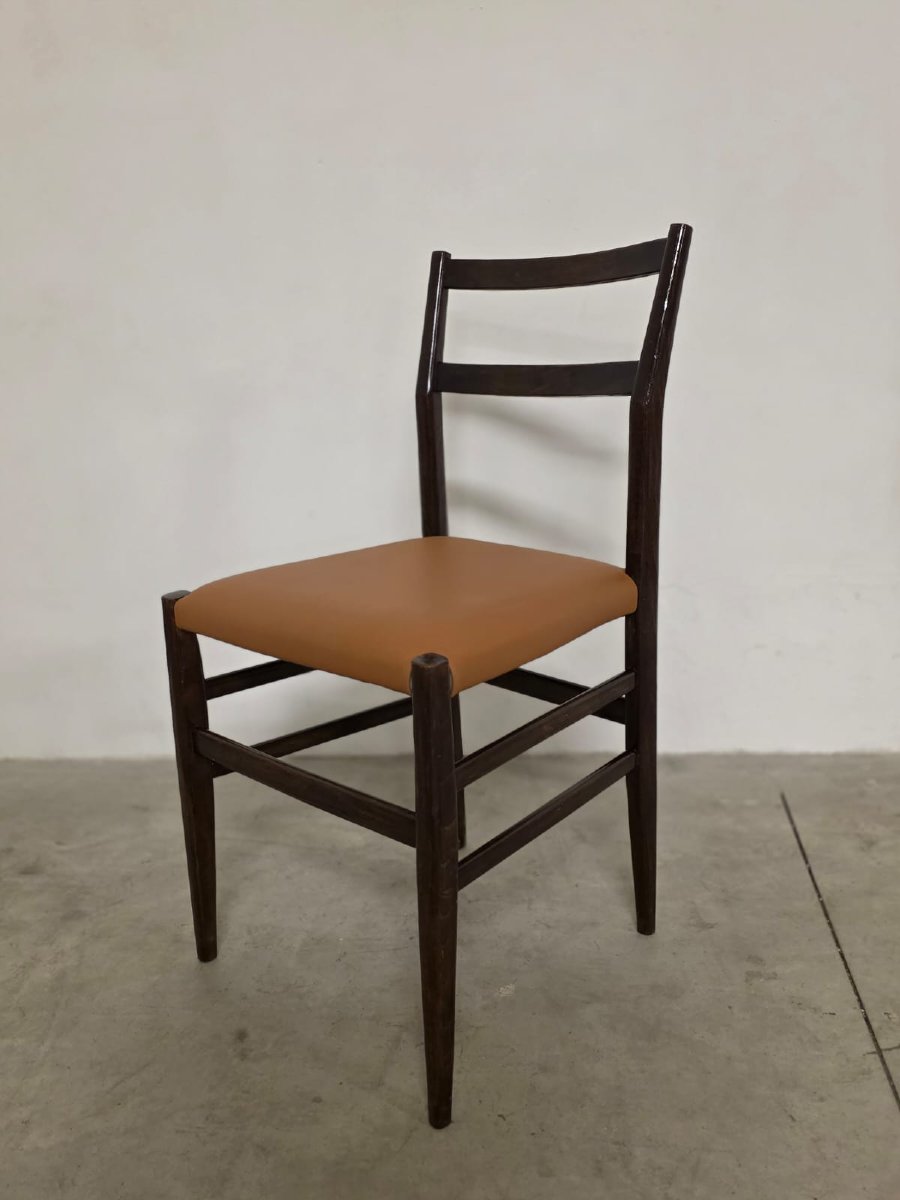 Six Leggera Chairs By Gio Ponti For Cassina-photo-1