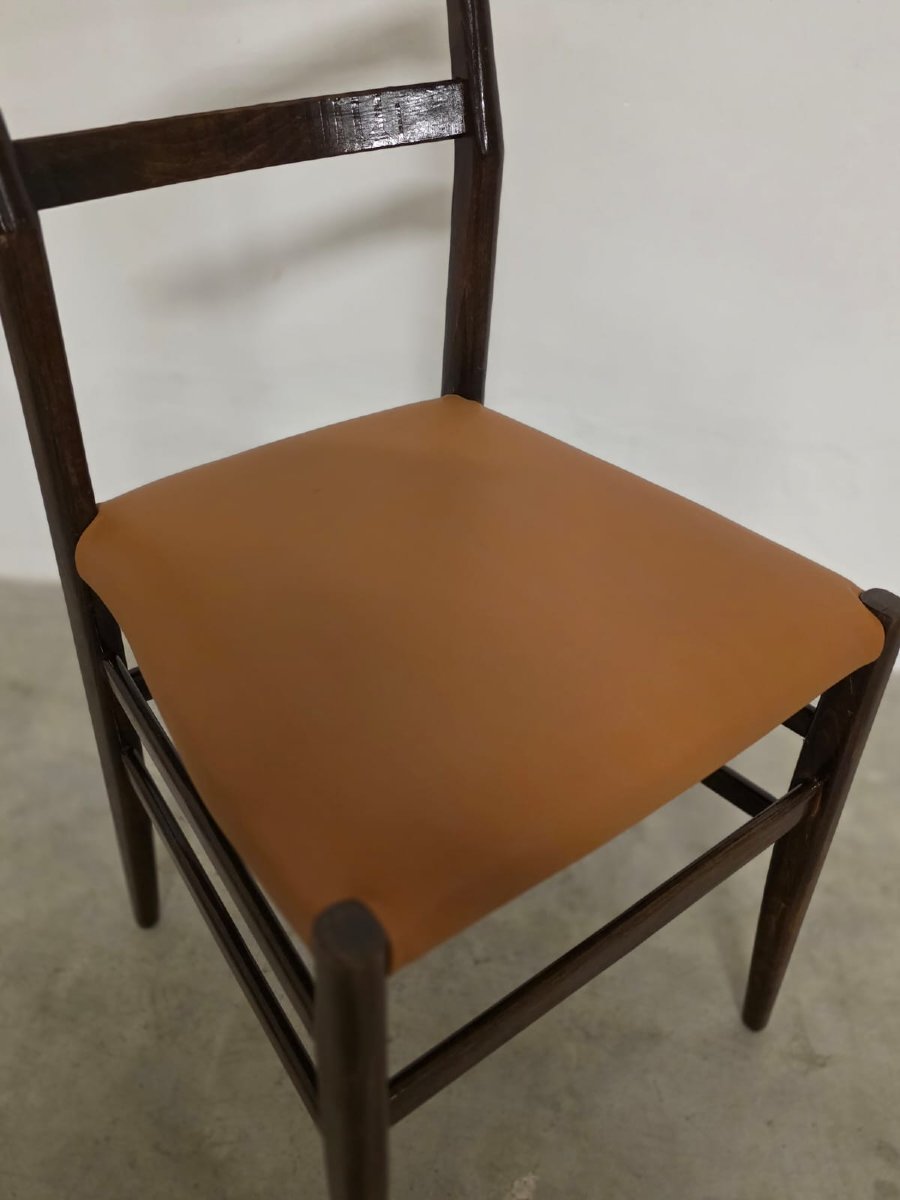 Six Leggera Chairs By Gio Ponti For Cassina-photo-8