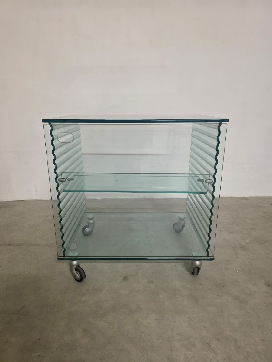 Chariot série Onda de Ron Arad pour Fiam.-photo-2