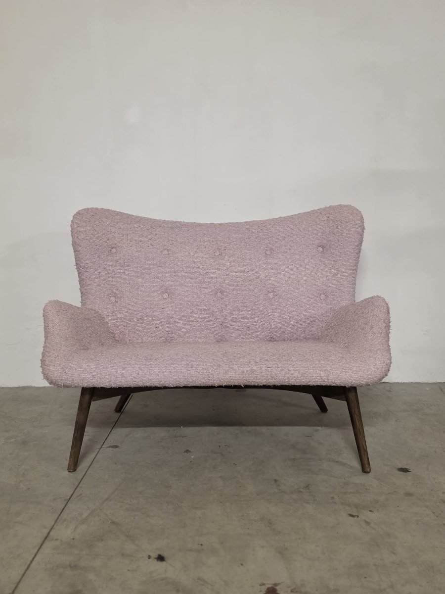 60s Nordic Sofa  Refined Two-seater Sofa.-photo-2