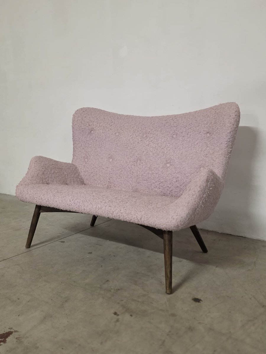 60s Nordic Sofa  Refined Two-seater Sofa.-photo-3