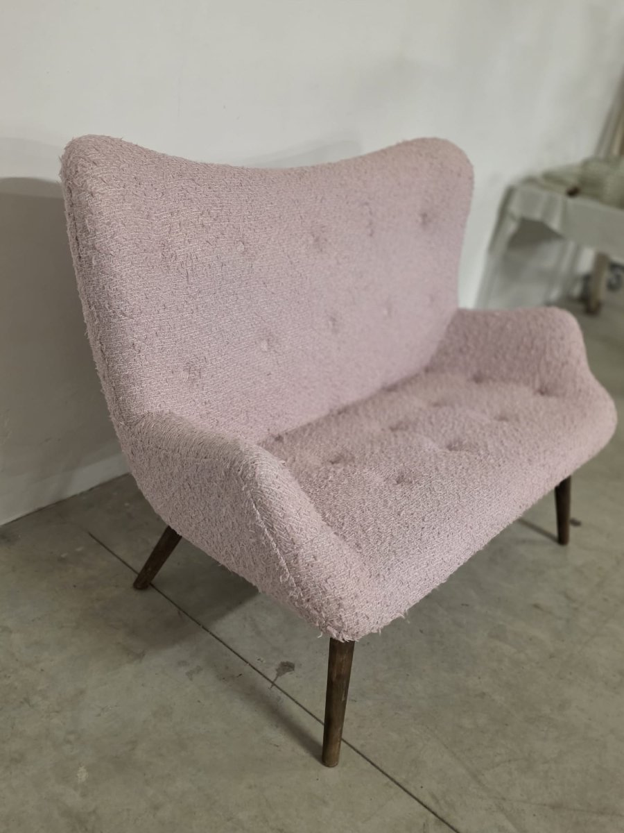 60s Nordic Sofa  Refined Two-seater Sofa.-photo-1