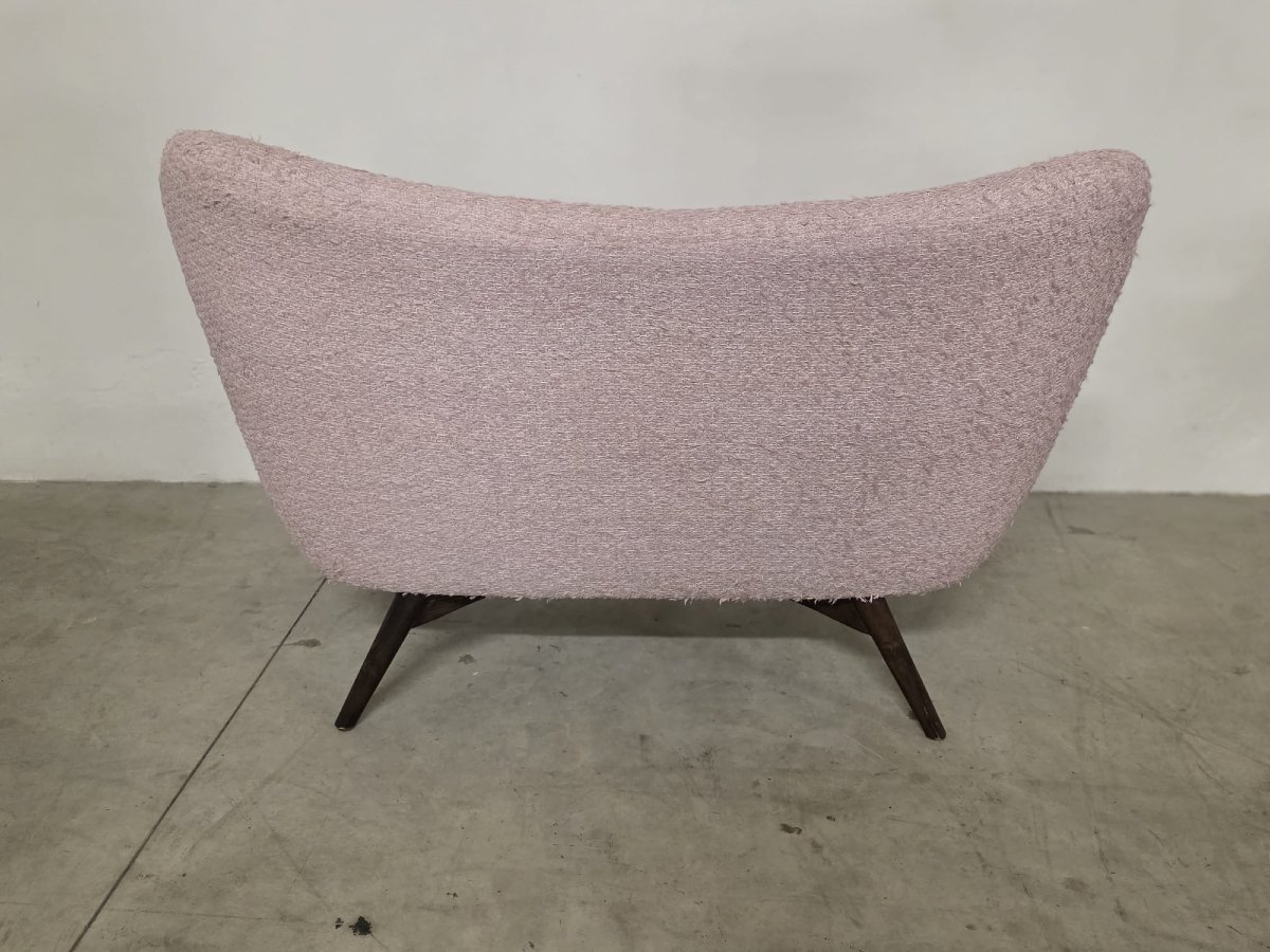 60s Nordic Sofa  Refined Two-seater Sofa.-photo-2