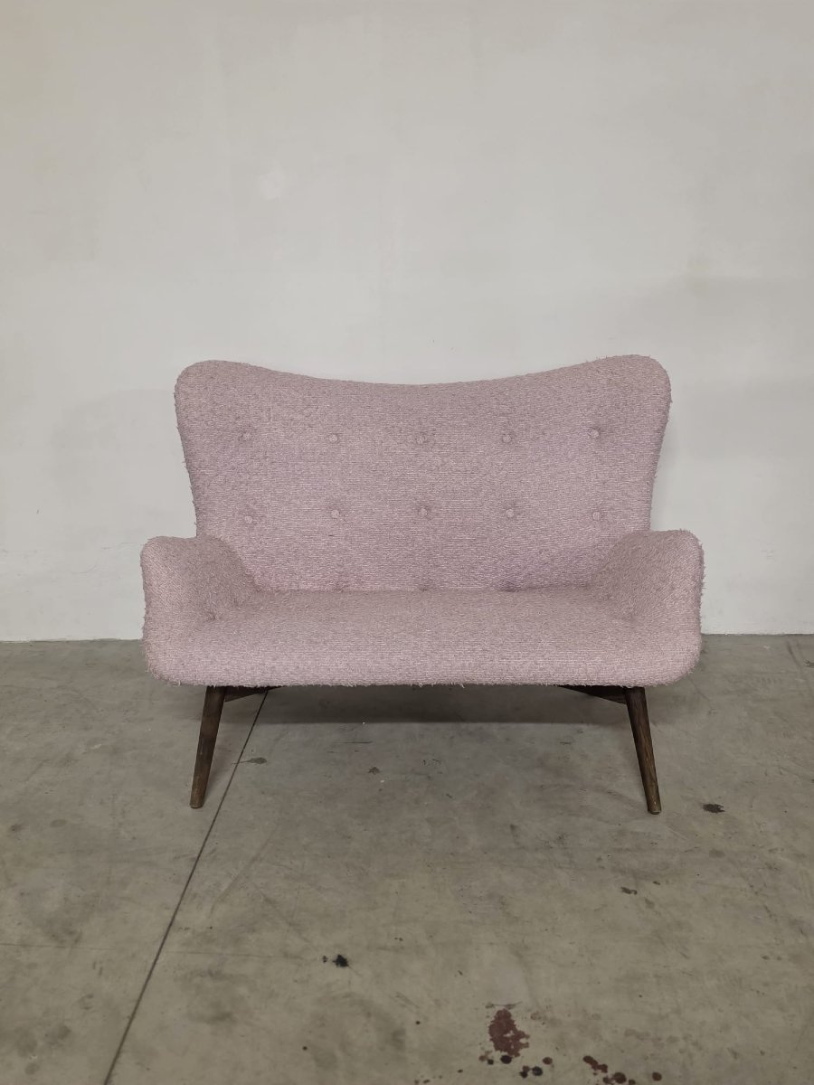 60s Nordic Sofa  Refined Two-seater Sofa.-photo-4