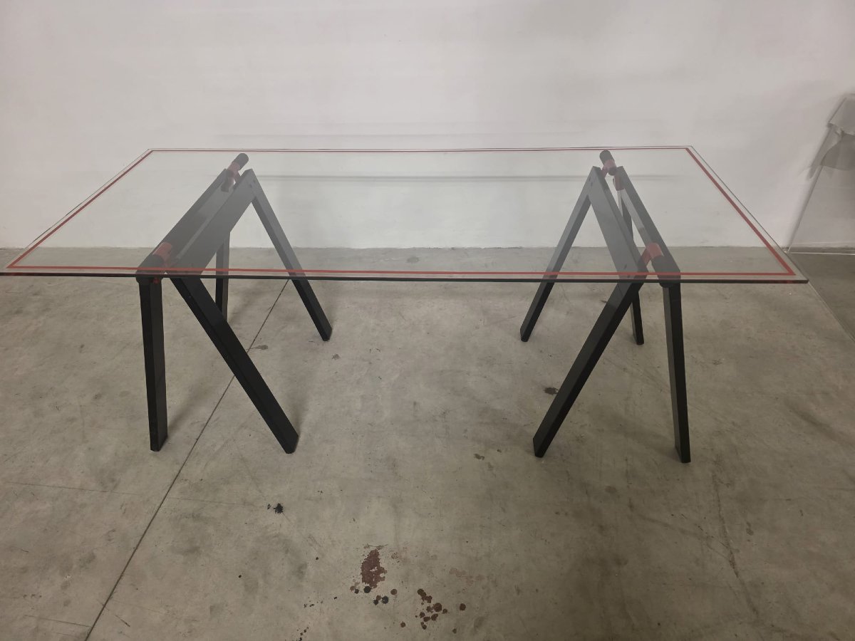 Gaetano Table Designed By Gae Aulenti For Zanotta.-photo-2