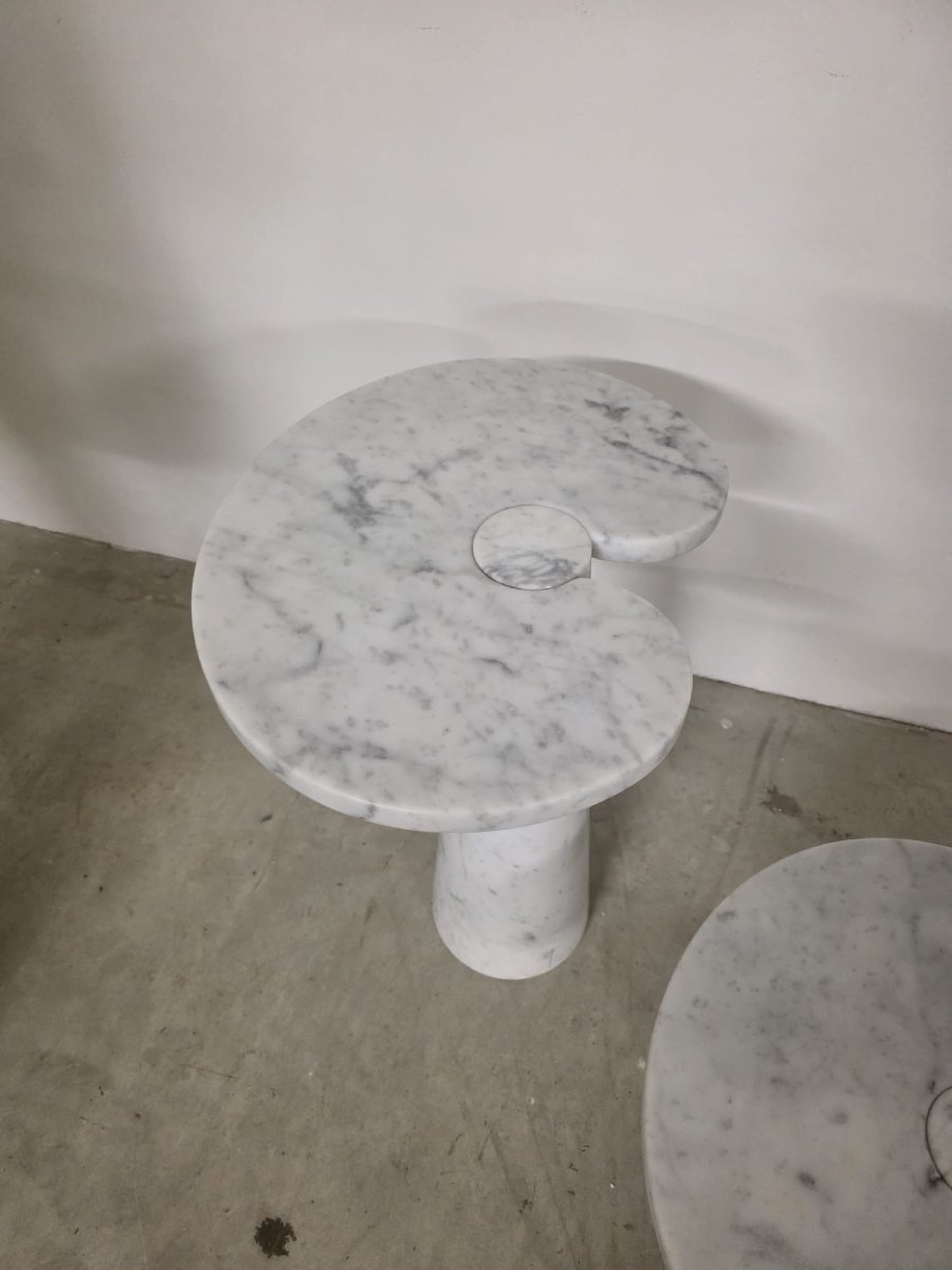 Pair Of Side Tables From The Eros Series By Angelo Mangiarotti For Skipper-photo-2