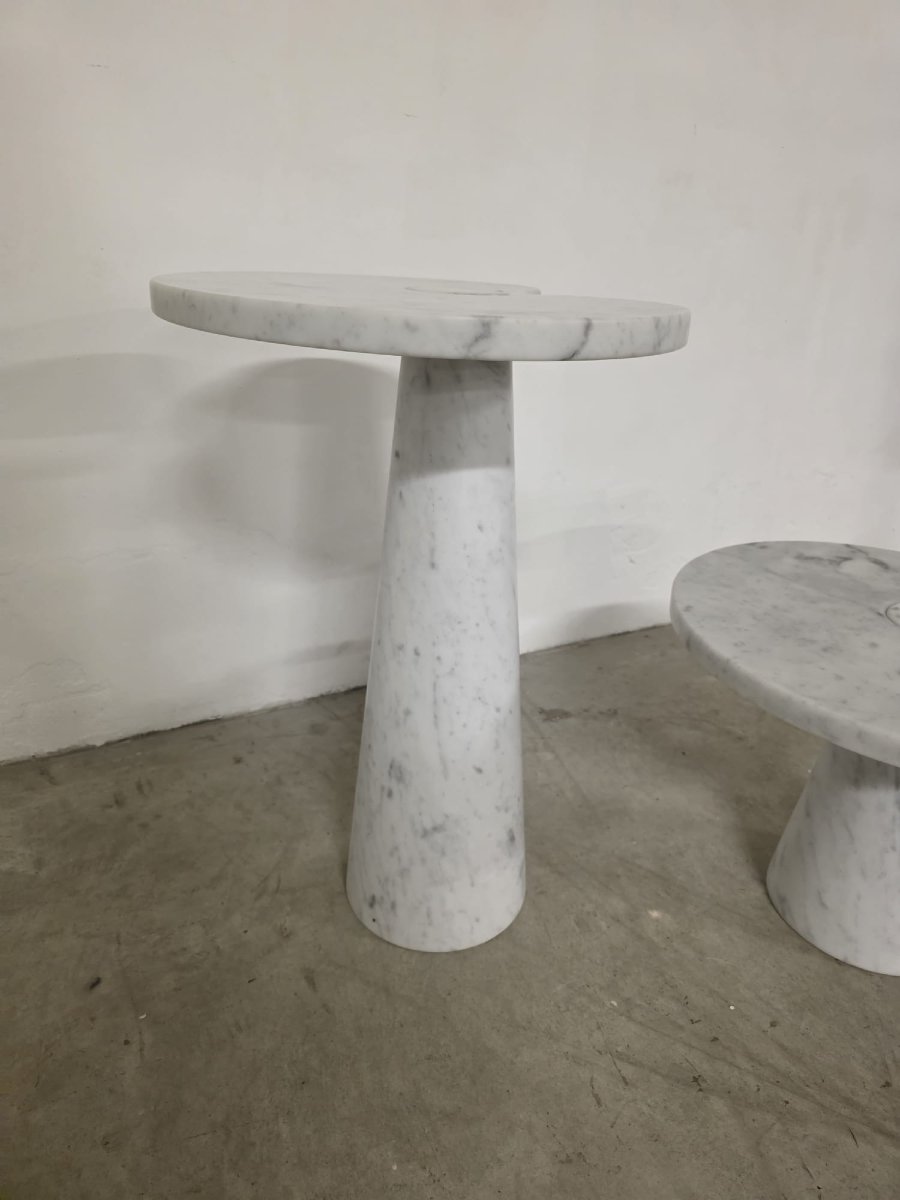 Pair Of Side Tables From The Eros Series By Angelo Mangiarotti For Skipper-photo-4
