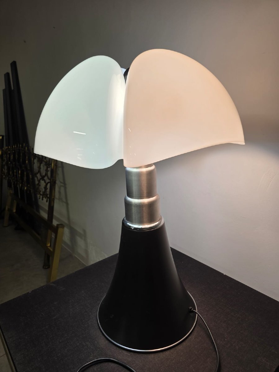 Gae Aulenti's Pipistrello Lamp For Martinelli Luce-photo-5