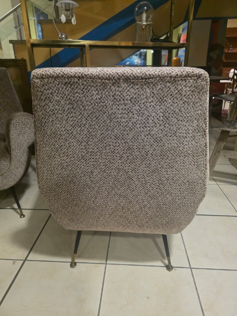 A Pair Of Armchairs By Gigi Radice For Minotti-photo-1