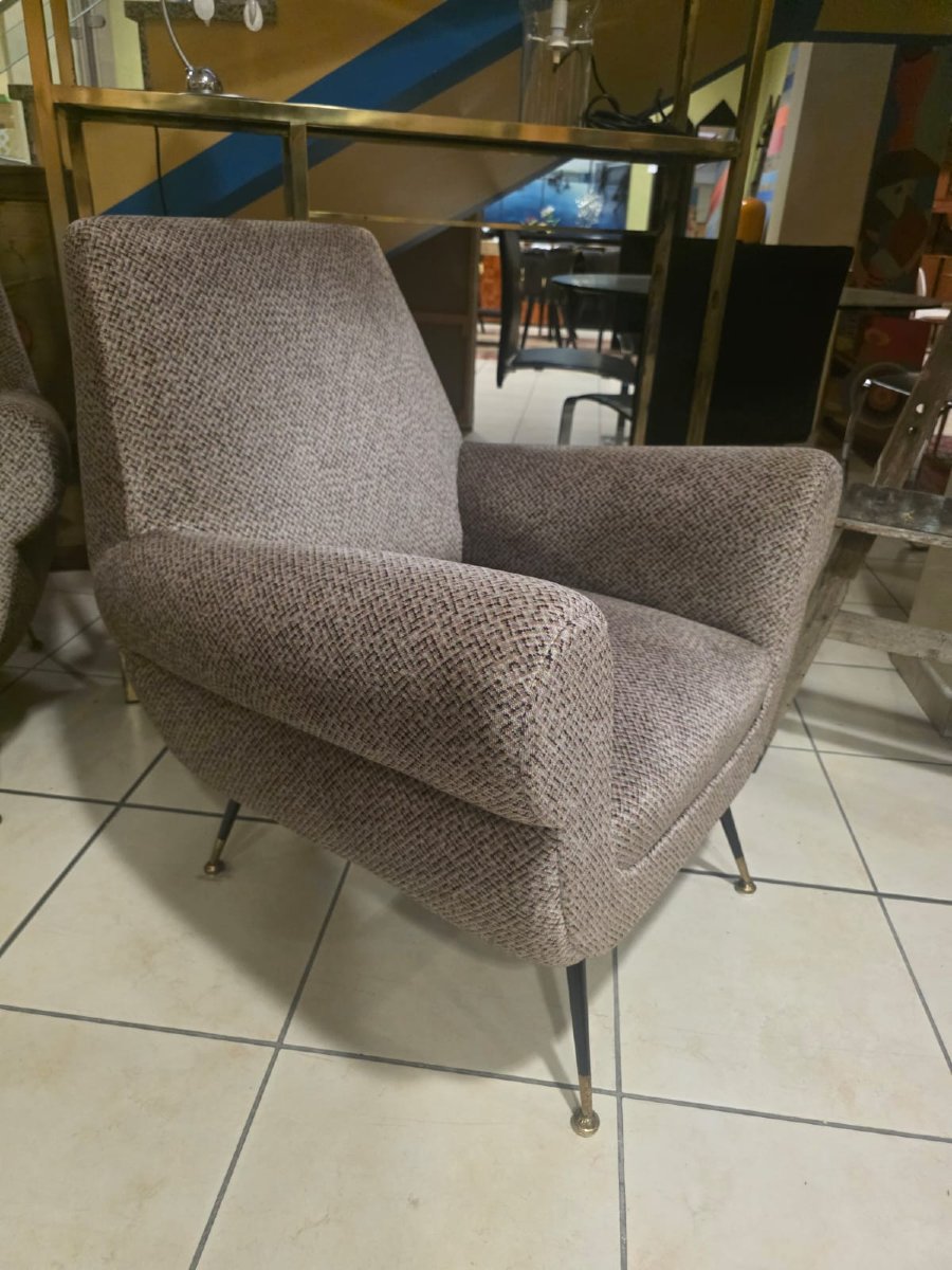 A Pair Of Armchairs By Gigi Radice For Minotti-photo-3