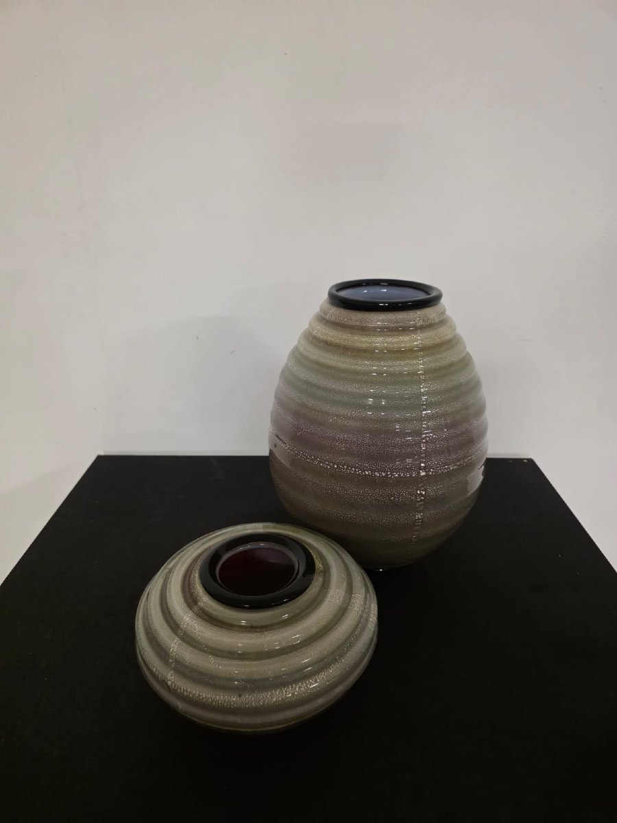 Paire de vases Seguso Murano.-photo-3