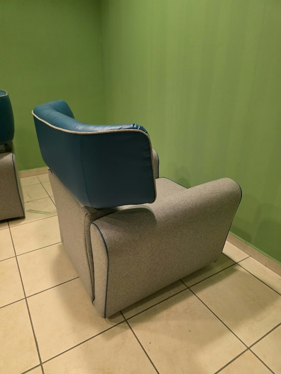 Paire de fauteuils Zanotta-photo-5