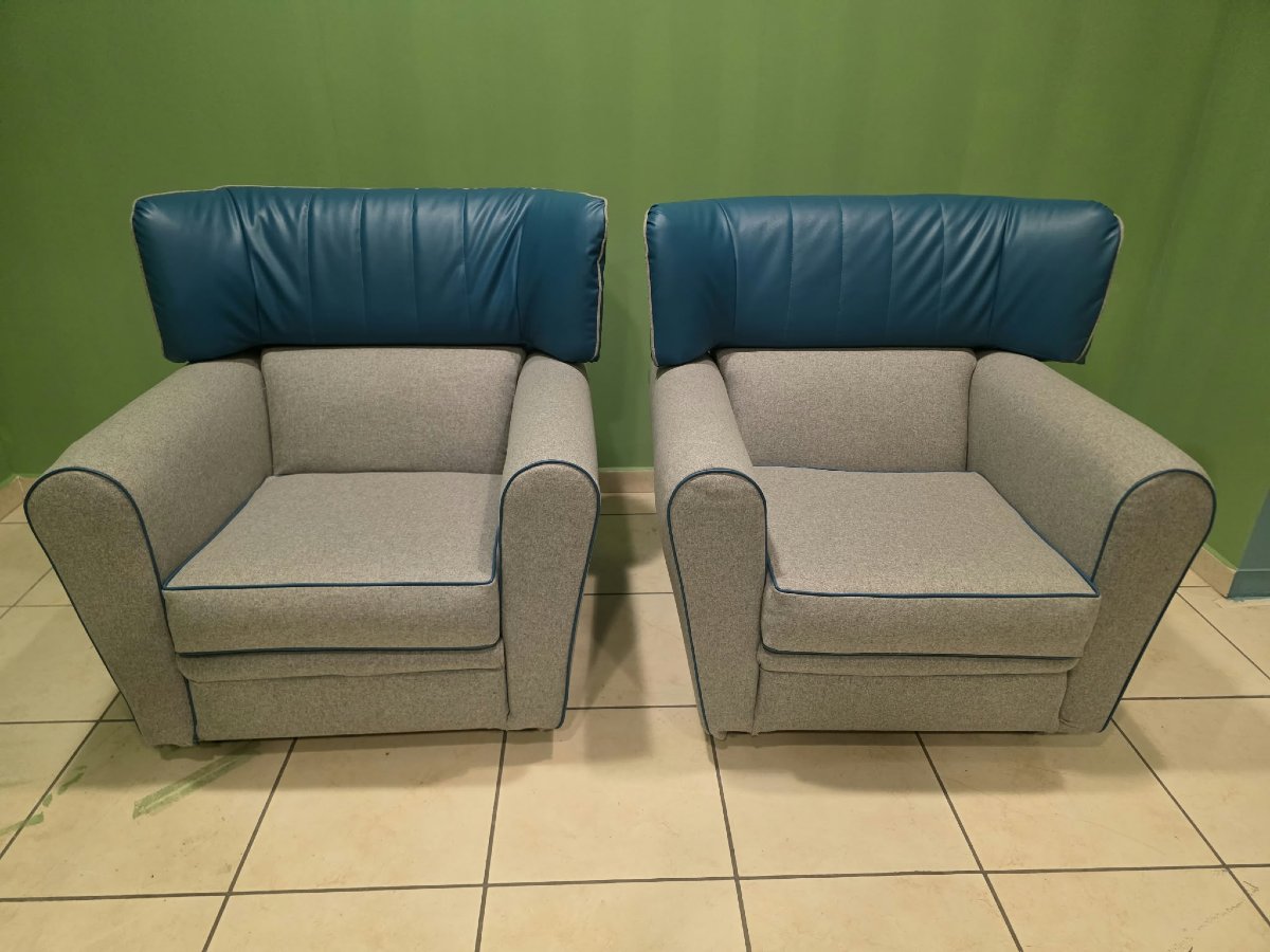 Paire de fauteuils Zanotta