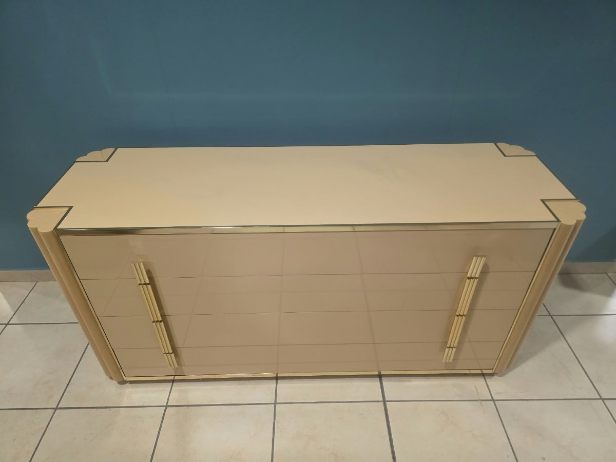 Commode signée Alain Delon pour la Maison Jansen-photo-3