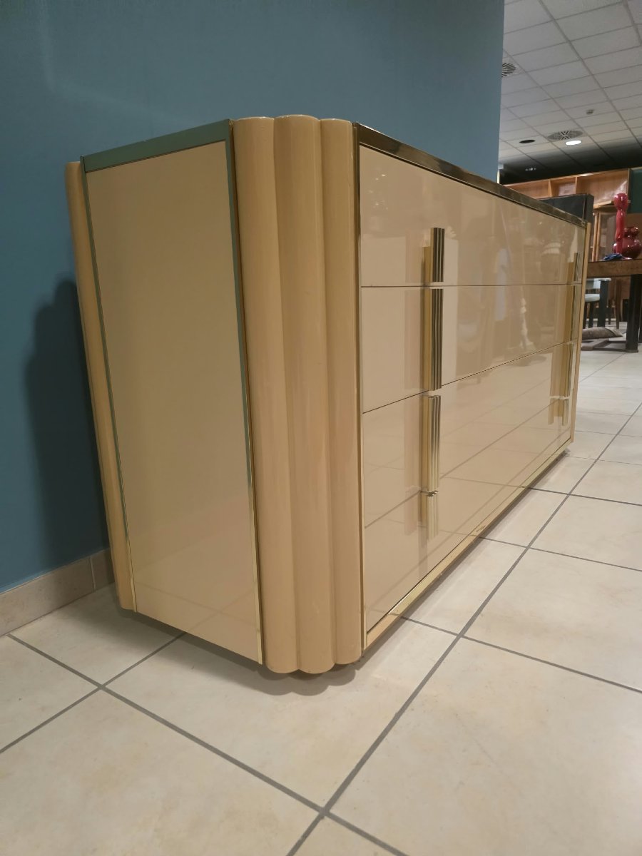 Commode signée Alain Delon pour la Maison Jansen-photo-2