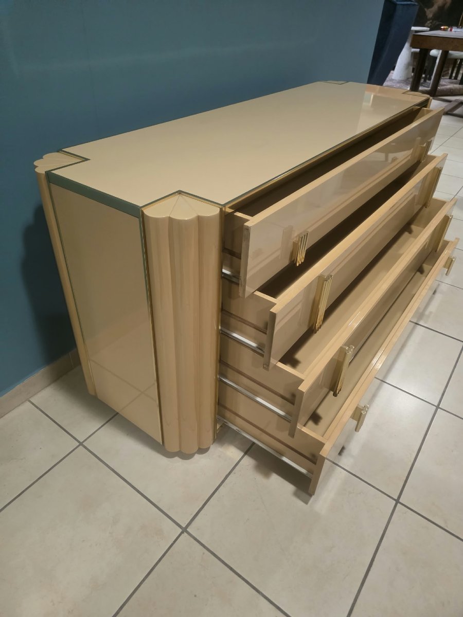 Commode signée Alain Delon pour la Maison Jansen-photo-5