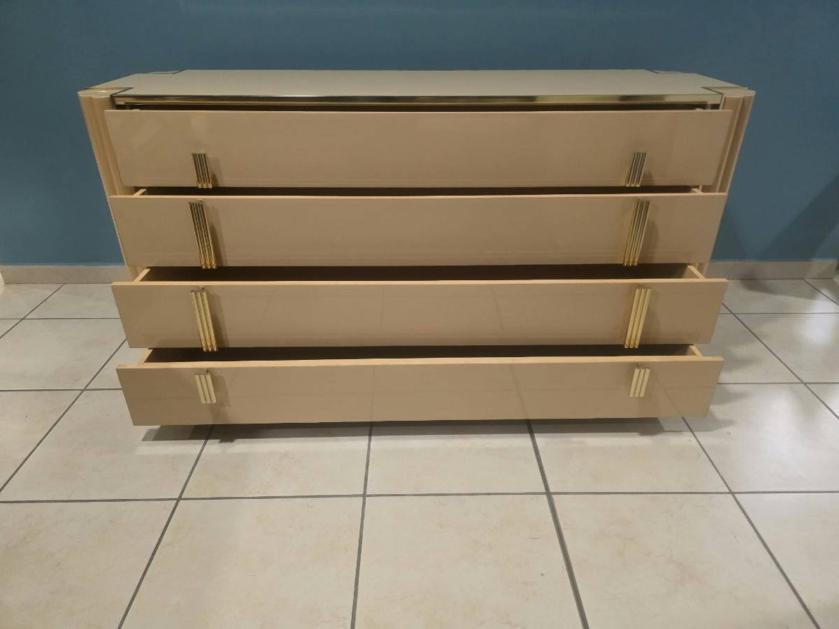 Commode signée Alain Delon pour la Maison Jansen-photo-6