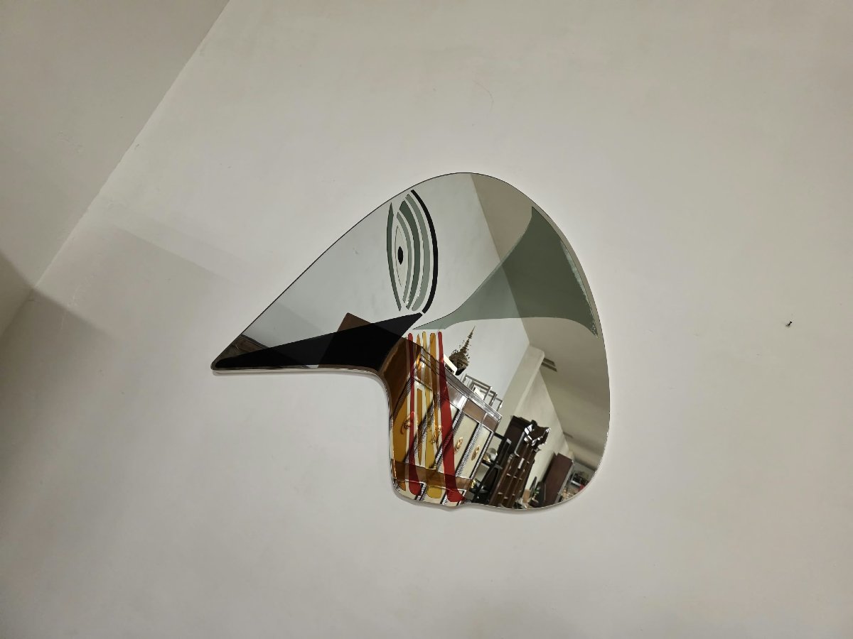 Miroir dessiné par Renata Boero pour Fiam-photo-3