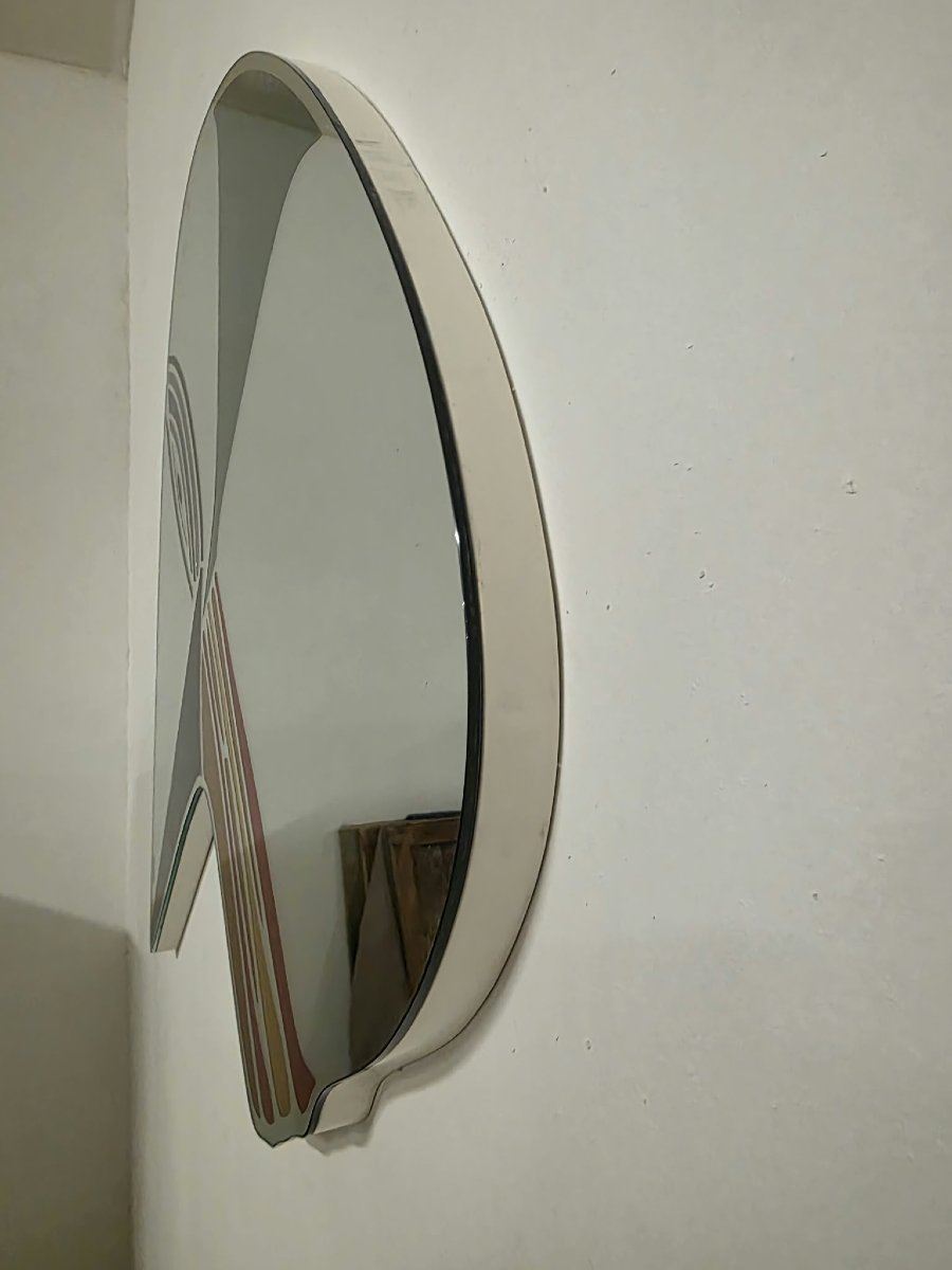 Miroir dessiné par Renata Boero pour Fiam-photo-6