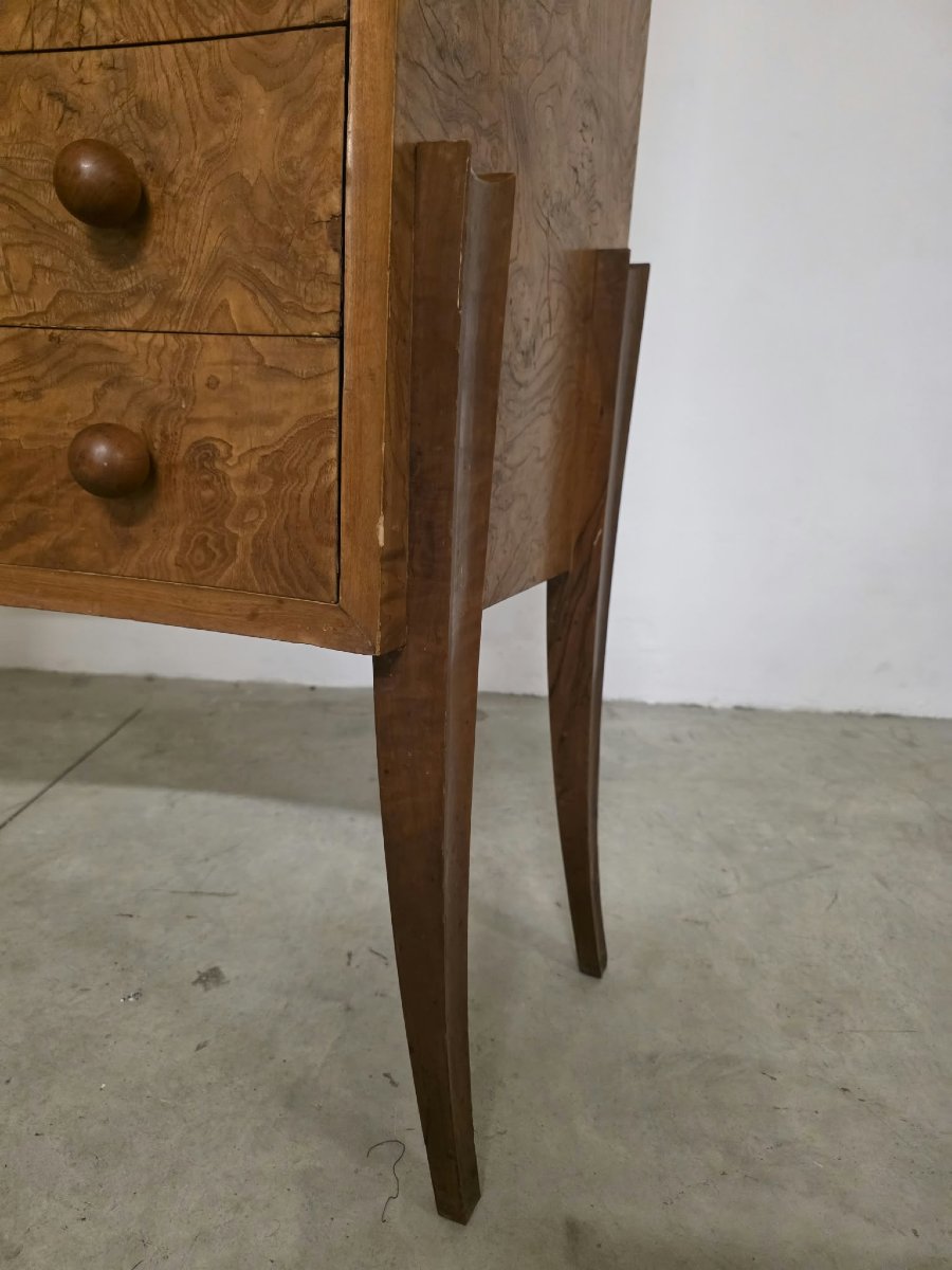 Meuble Art Déco aux lignes courbes-photo-2