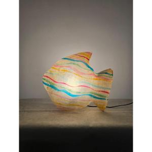 Fish Lamp From The 60s.