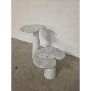 Paire de tables basses série Eros par Angelo Mangiarotti pour Skipper