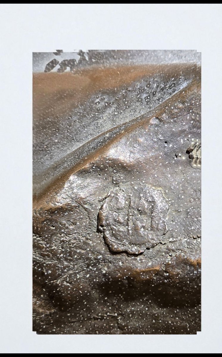 FRANCESCO PARENTE , Sculpture en bronze « Tête de garçon », signée et estampillée Chiurazzi-photo-6