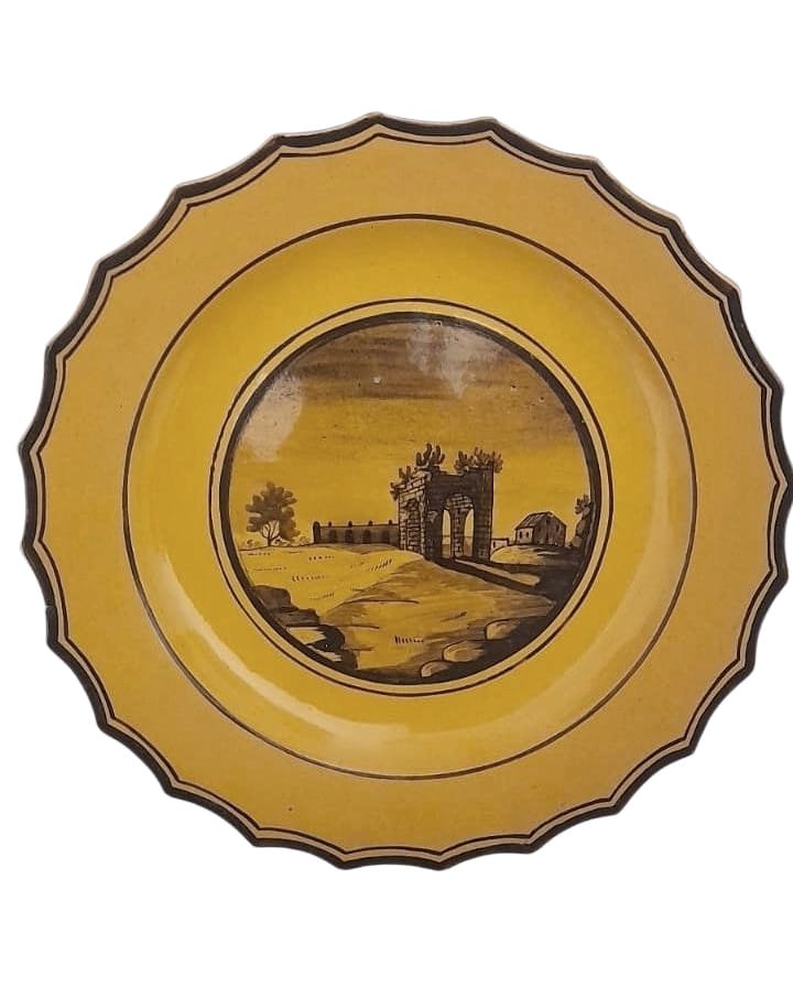 Giustiniani Earthware Plate Set, Early 19th Century, Naples-photo-1
