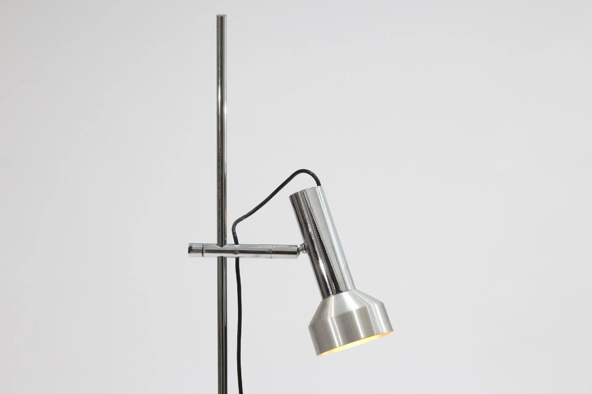 Lampadaire Staff Leuchten Spot chromé, modèle L401, '60-photo-2
