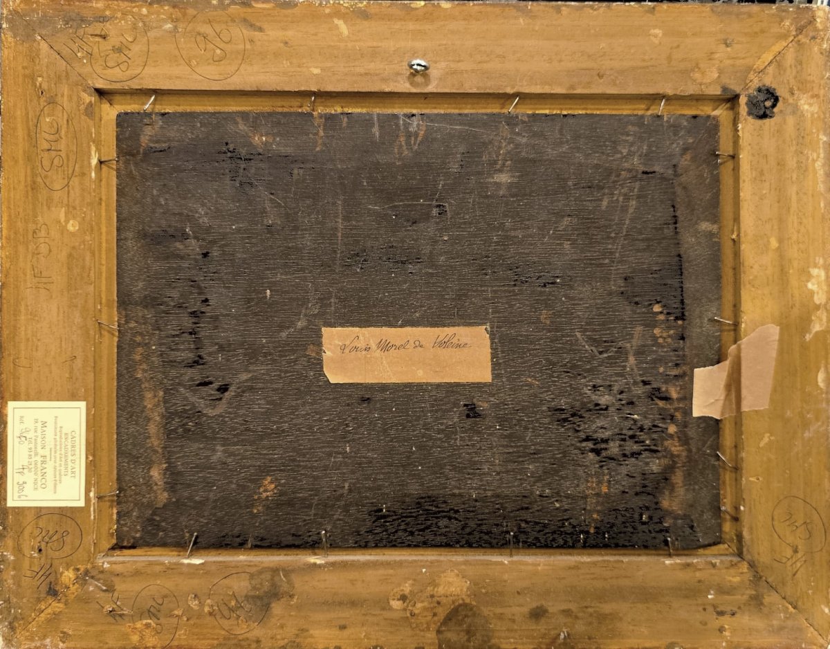 Painting, Oil On Panel, Souvenir Of Naples, Pierre-jacques Volaire, 19th Century-photo-1