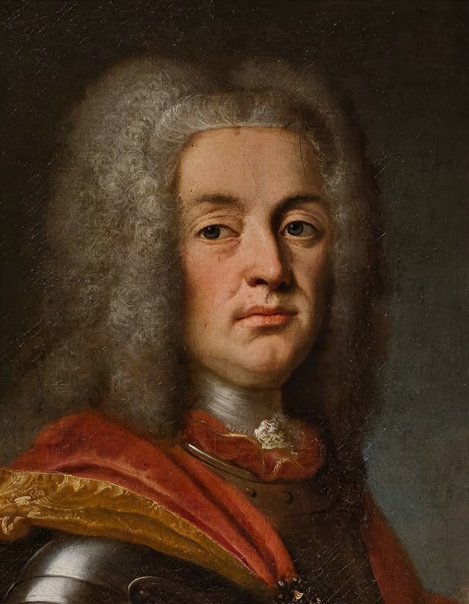 Portrait Of A Dignitary In Armor, Oil On Canvas, Late 17th/early 18th Century.-photo-2
