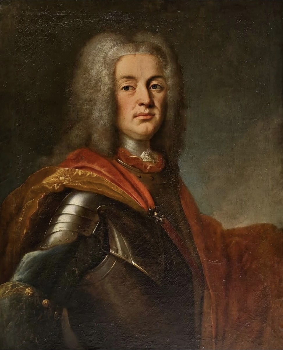 Portrait Of A Dignitary In Armor, Oil On Canvas, Late 17th/early 18th Century.
