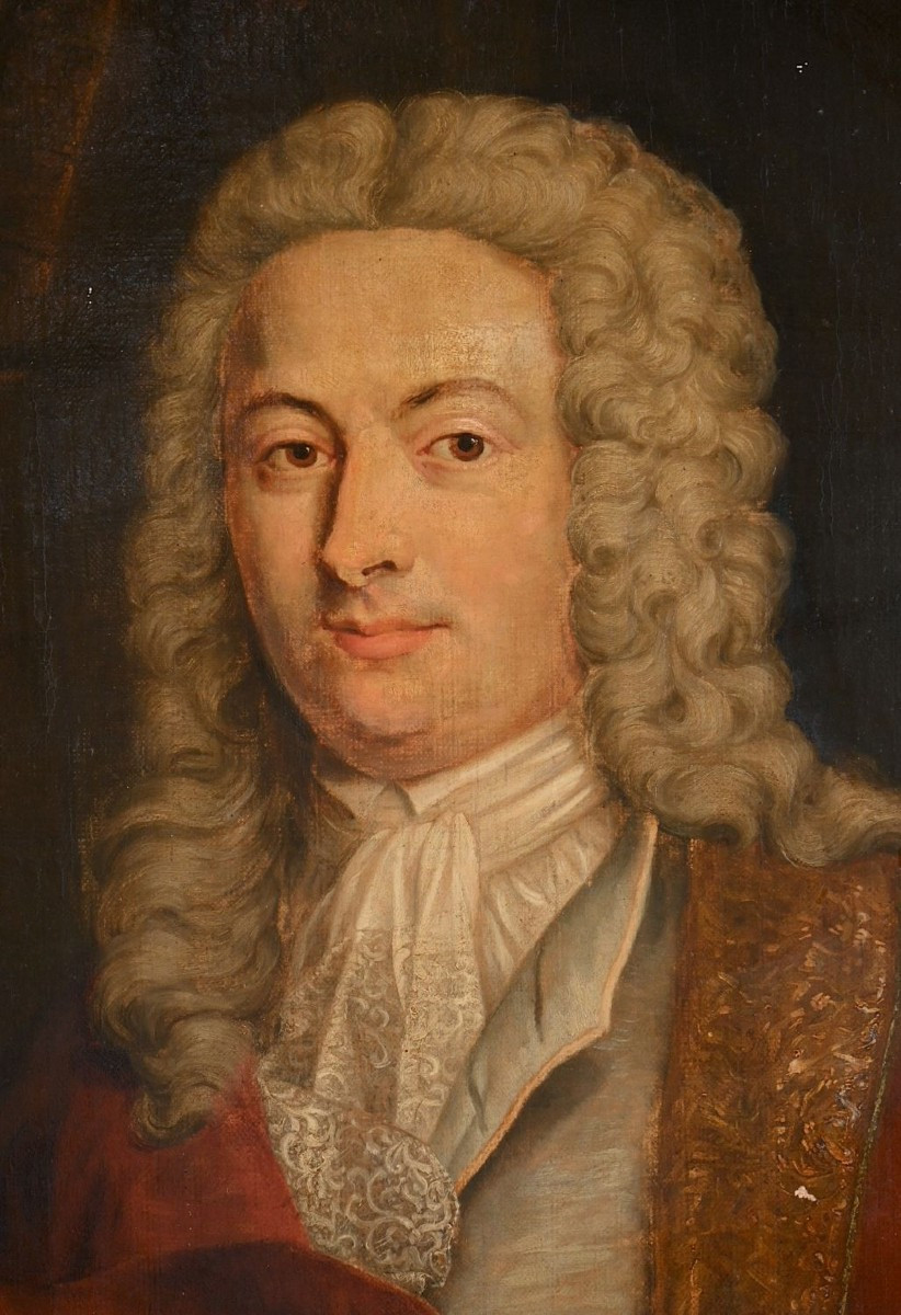 Portrait d'un comte et haut fonctionnaire, Italie, XVIIIème-photo-2