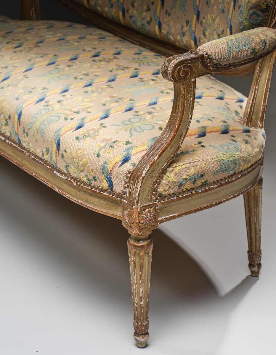 Salon de style Louis XVI, fin du XIXe siècle-photo-3