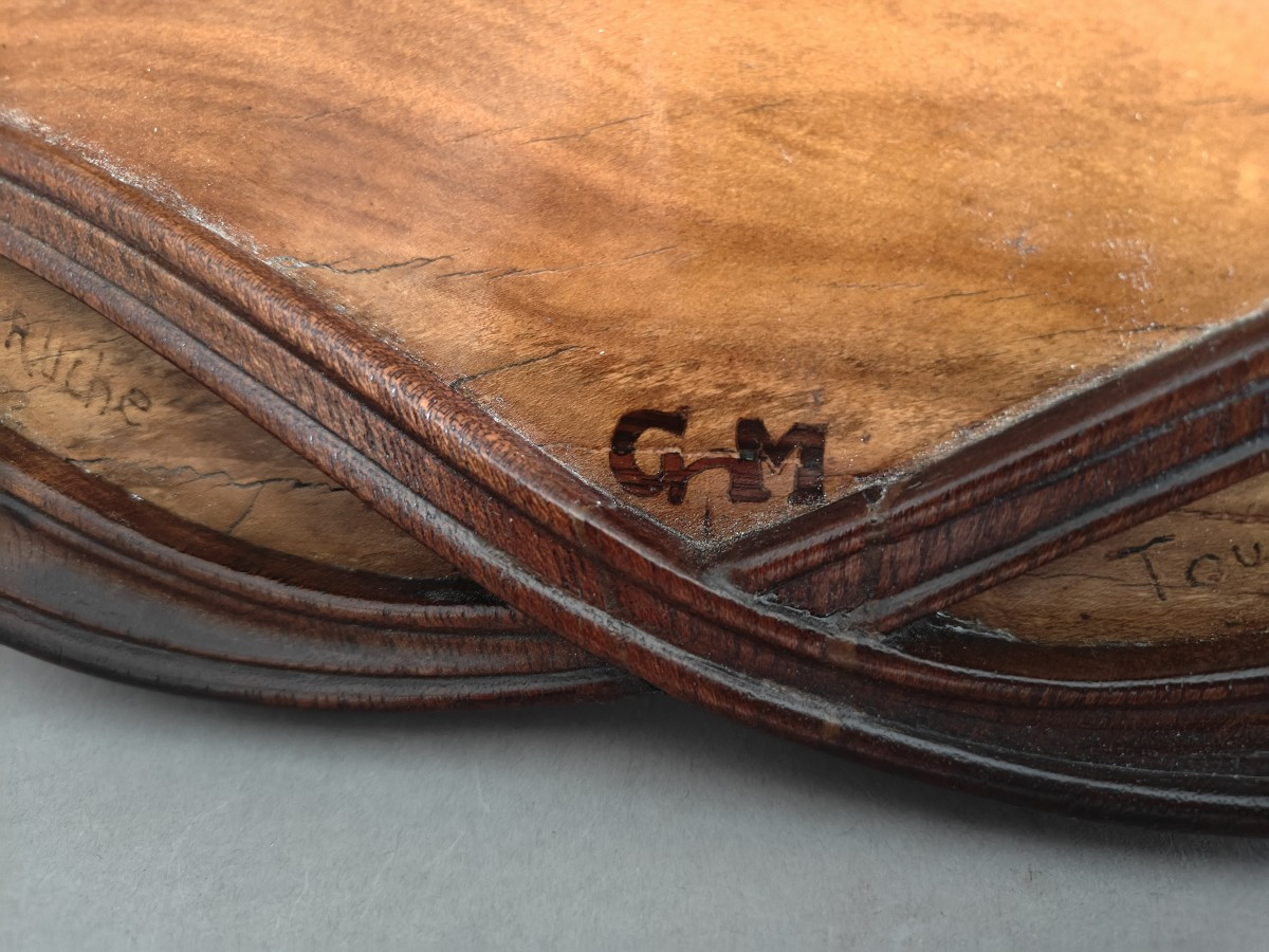 Ateliers la Ruche, Alet frères, pendule Art Nouveau en marqueterie vers 1909-photo-3