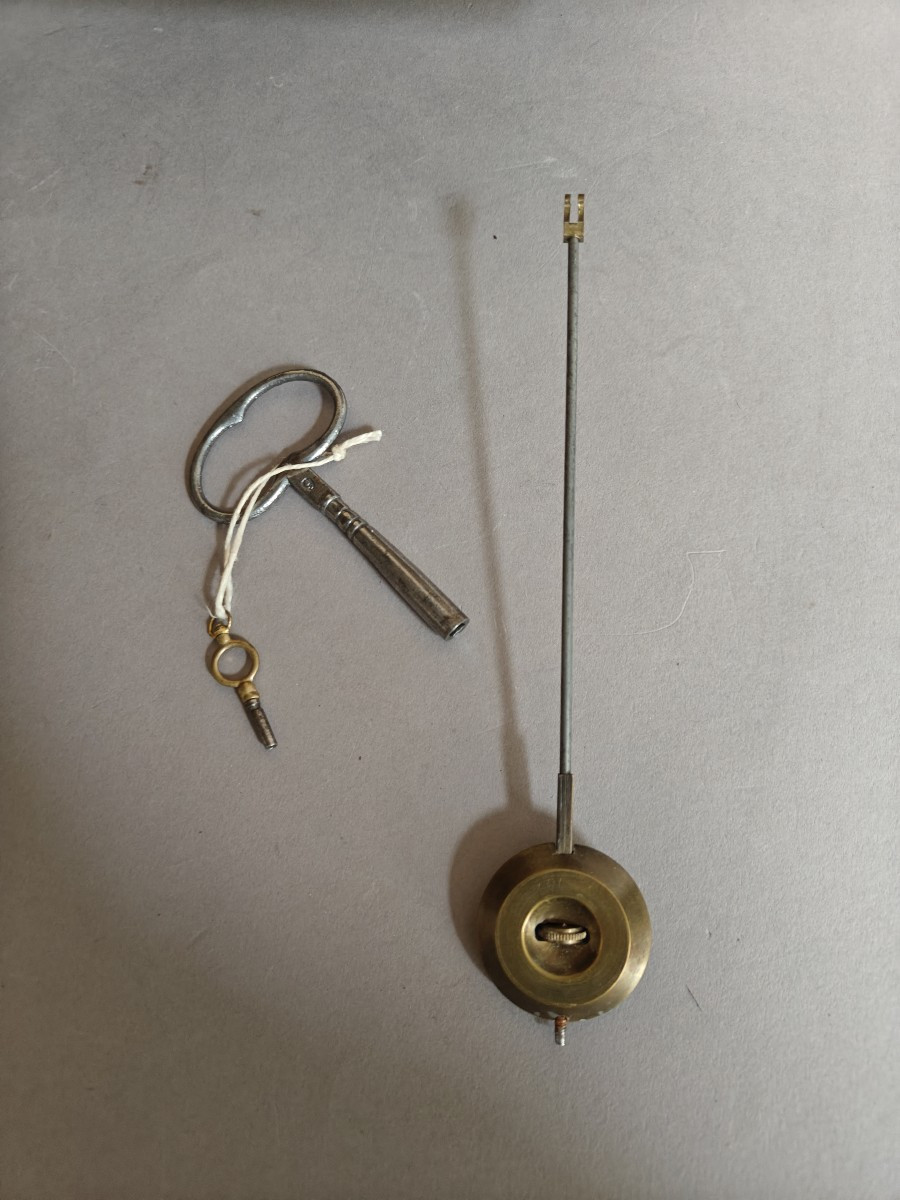 Ateliers la Ruche, Alet frères, pendule Art Nouveau en marqueterie vers 1909-photo-6