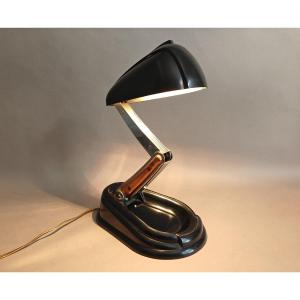 Lampe JUMO "Bolide" en bakélite modèle ancien création 1945