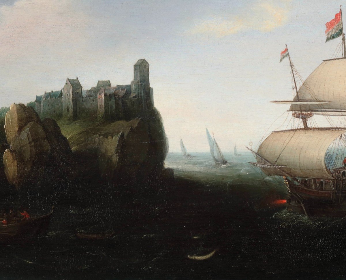 Cornelis Hendricksz. Vroom (1591/92 - 1661), Un navire néerlandais-photo-3